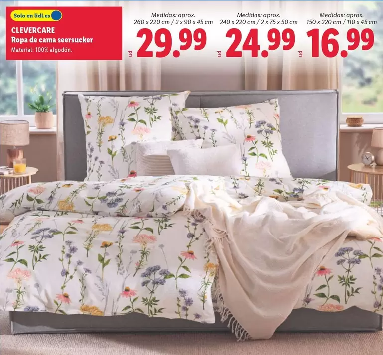 Clevercare - Ropa De Cama Seersucker