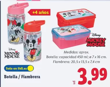 Botella/Fiambrera