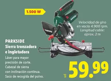 Parkside - Sierra Tronzadora E Ingletadora