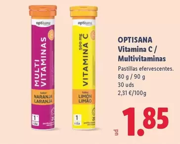 Optisana - Vitamina C / Multivitaminas