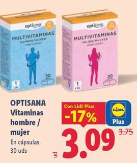 Optisana - Vitaminas Hombre / Mujer