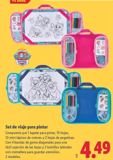Set De Viaje Para Pintar