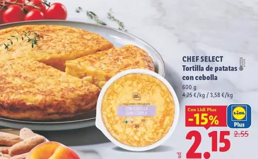 Chef Select - Tortilla De Patatas Con Cebolla