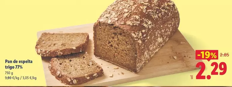 Pan De Espelta Trigo 77%