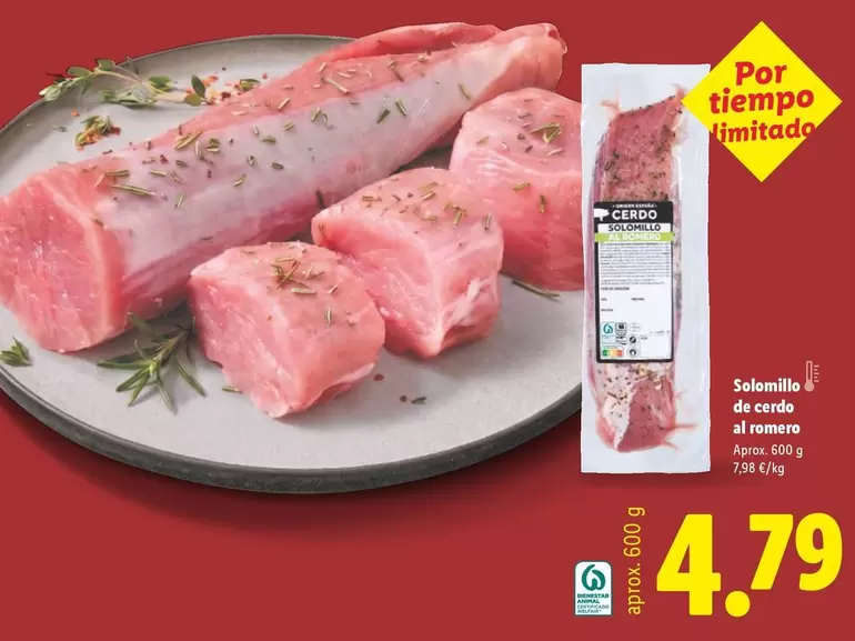 Solomillo De Cerdo Al Romero