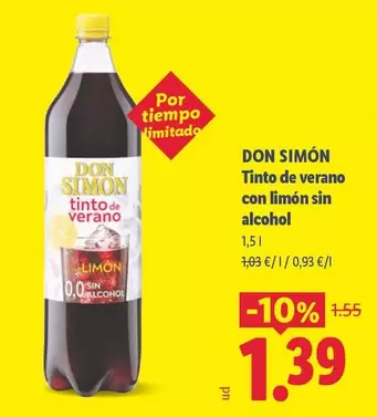 Don Simón - Tinto De Verano Con Limon Sin Alcohol