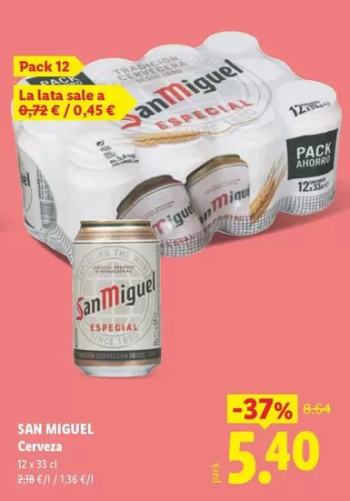 San Miguel - Cerveza