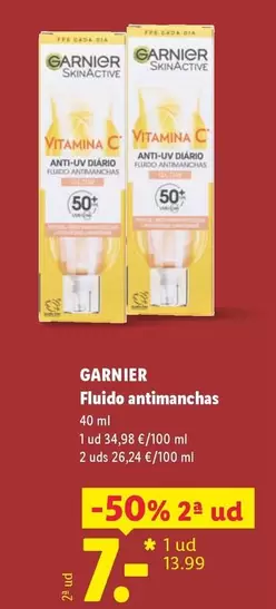 Garnier - Fluido Antimanchas