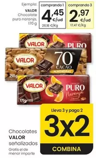 Valor - Chocolate Puro Naranja