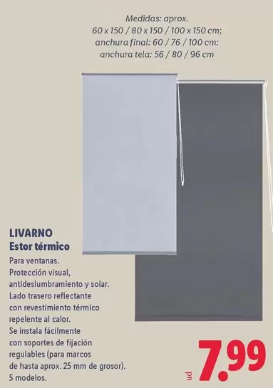 Livarno - Estor Térmico