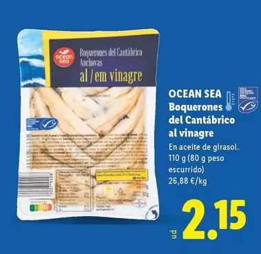 Ocean Sea - Boquerones Del Cantabrico Al Vinagre