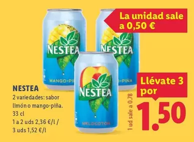 Nestea - Sabor Limon O Mango-Pina