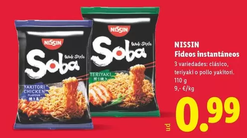 Nissin - Fideos Instantaneos