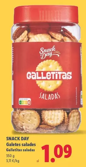 Snack Day -  Galetes Salades