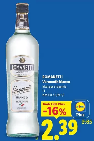 Romanetti - Vermouth Bianco