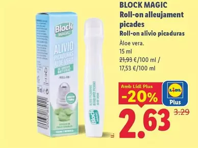 Block Magic - Roll-On Alivio Picaduras