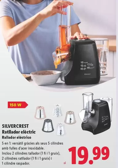 SilverCrest - Rallador Eléctrico