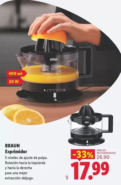 Braun - Exprimidor