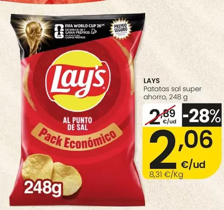 Lay's - Patatas Sal Super Ahorro