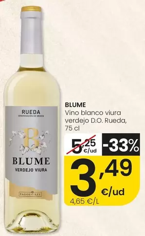 Blume - Vino Blanco Viura Verdejo D.O. Rueda