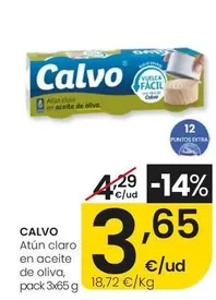 Calvo - Atun Claro En Aceite De Oliva