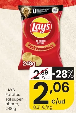Lay's - Patatas Sal Super Ahorro