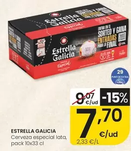 Estrella Galicia - Cerveza Especial Lata