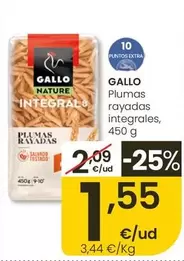 Gallo - Plumas Rayadas Integrales
