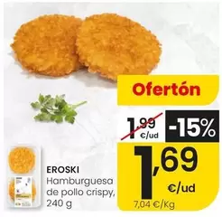 Eroski - Hamburguesa De Pollo Crispy
