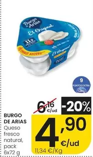 Burgo De Arias - Queso Fresco Natural