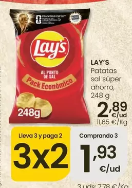 Lay's - Patatas Sal Super Ahorro