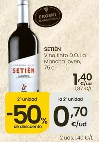 Setien - Vino Tinto D.O. La Mancha Joven