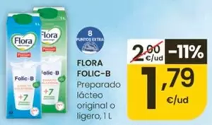 Flora - Folic B Preparado Lacteo Original O Ligero