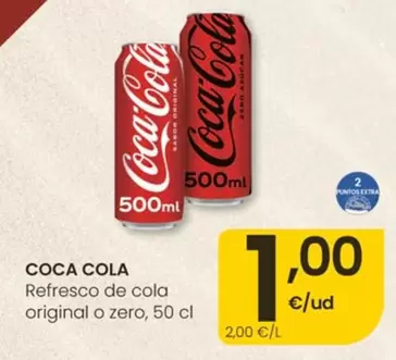 Coca-Cola - Refresco De Cola Original O Zero