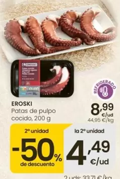 Eroski - Patas De Pulpo Cocido