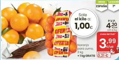 Naranja Para Zumo