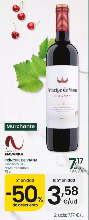 Príncipe De Viana - Vino Tinto D.O. Navarra Crianza