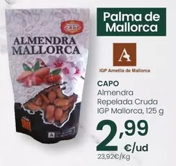 Capo - Almendra Repelada Cruda IGP Mallorca