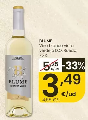 Blume - Vino Blanco Viura Verdejo D.O. Rueda