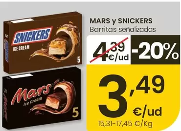 Mars/Snickers - Barritas