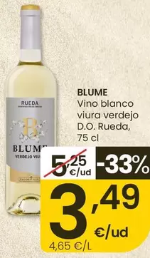 Blume - Vino Blanco Viura Verdejo D.O. Rueda