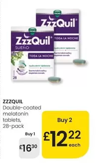 ZzzQuil - Double-Coated Melatonin Tablets