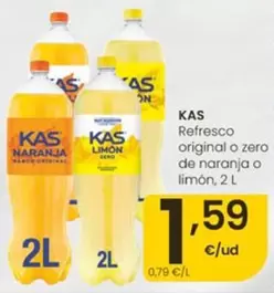 Kas - Refresco Original O Zero De Naranja O Limon