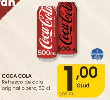 Coca-Cola - Refresco De Cola Original O Zero
