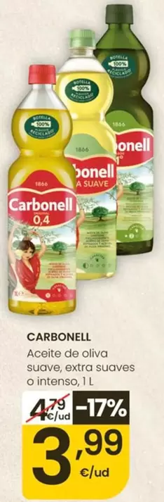 Carbonell - Aceite De Oliva Suave, Extra Suaves O Intenso
