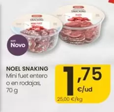 Noel - Snaking Mini Fuet Entero O En Rodajas