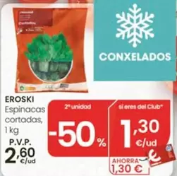 Eroski - Espinacas Cortadas