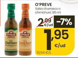O'Preve - Salsa Churrasco O Chimichurri