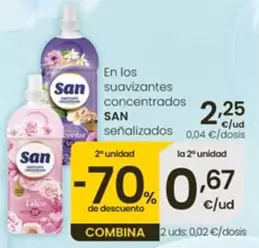 San - En Los Suavizantes Concentrados