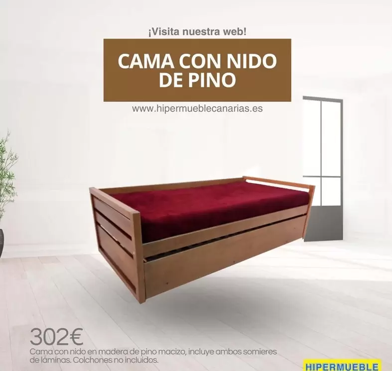 Nido - Cama Con De Pino